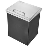 Food Storage: VEVOR Drop in Ice Chest, 14"L x 12"W x 18"H Stainless Steel Ice Cooler, Commercial Ice Bin with Hinged Cover, 40 qt Outdoor Kitchen Ice Bar, Drain-pipe and Drain Plug Included, for Cold Wine Beer