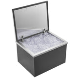 Food Storage: VEVOR Drop in Ice Chest, 20"L x 16"W x 13"H Stainless Steel Ice Cooler, Commercial Ice Bin with Hinged Cover, 40 qt Outdoor Kitchen Ice Bar, Drain-pipe and Drain Plug Included, for Cold Wine Beer