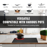 Cooktops & Stoves: VEVOR Built-in Electric Cooktop Radiant Ceramic Cooktop 4 Burners 23.2x20.5 inch