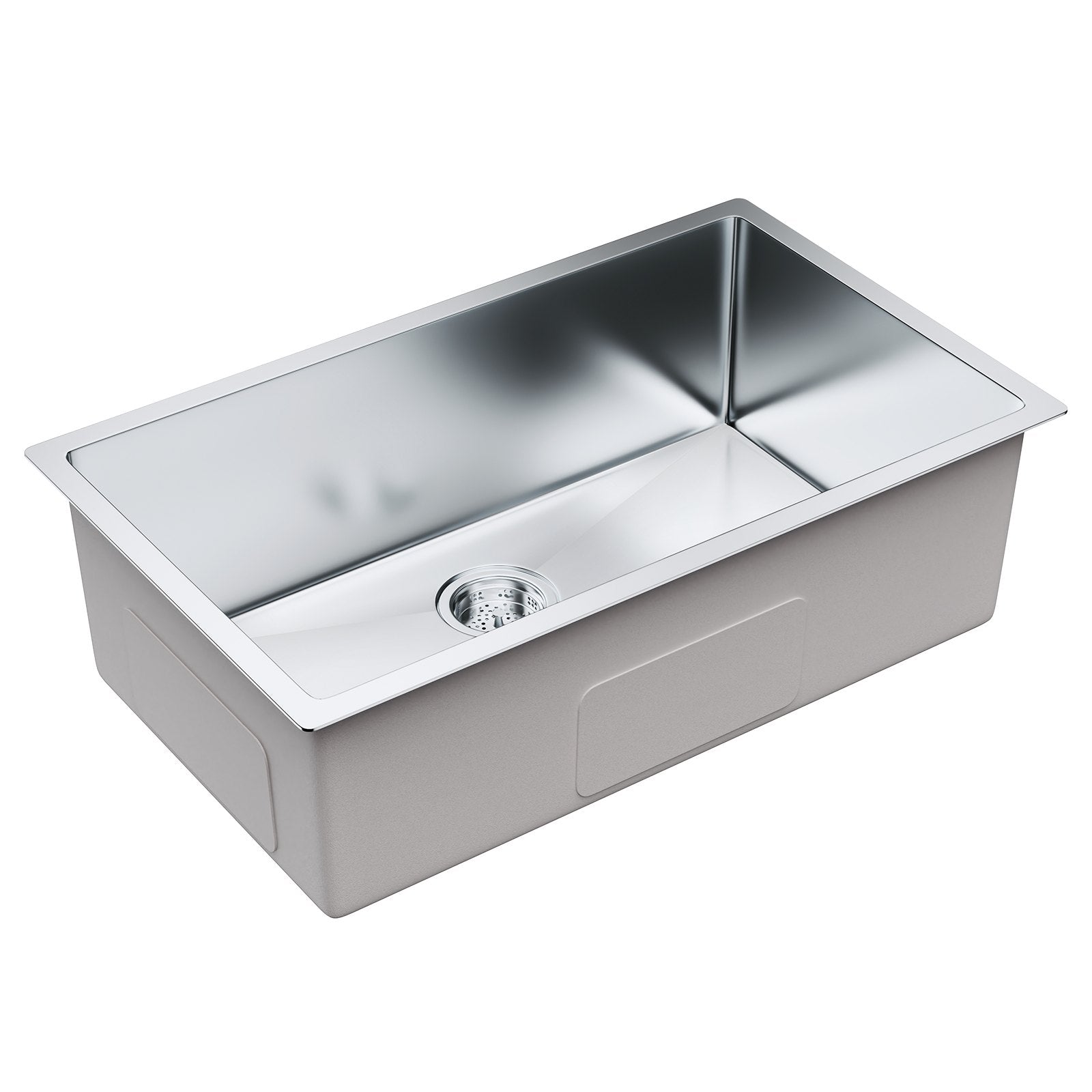 Kitchen & Bathroom DIY: VEVOR Kitchen Sink, 304 Stainless Steel Drop-In Sinks, Undermount Single Bowl Basin with Accessories(Pack of 3), Household Dishwasher Sinks for Workstation, RV, Prep Kitchen, and Bar Sink, 30 inch