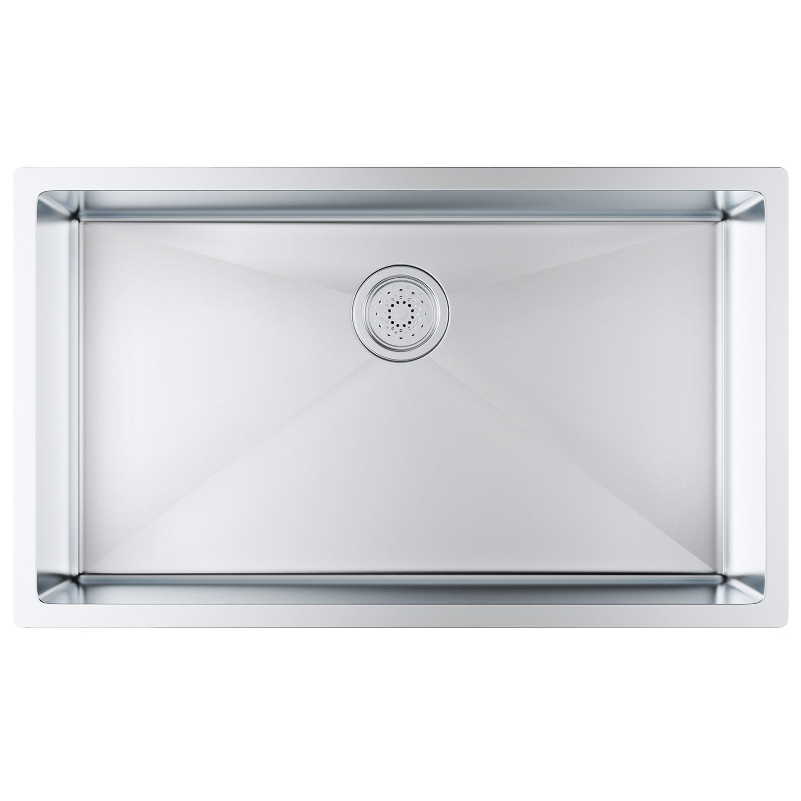 Kitchen & Bathroom DIY: VEVOR Kitchen Sink, 304 Stainless Steel Drop-In Sinks, Undermount Single Bowl Basin with Accessories(Pack of 3), Household Dishwasher Sinks for Workstation, RV, Prep Kitchen, and Bar Sink, 32 inch
