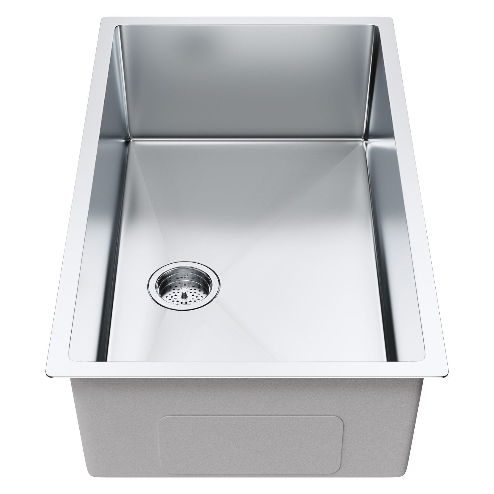 Kitchen & Bathroom DIY: VEVOR Kitchen Sink, 304 Stainless Steel Drop-In Sinks, Undermount Single Bowl Basin with Accessories(Pack of 3), Household Dishwasher Sinks for Workstation, RV, Prep Kitchen, and Bar Sink, 32 inch