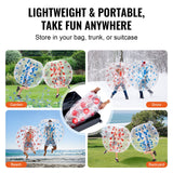 Ball Pits & Play Pens: VEVOR Inflatable Bumper Balls 2-Pack, 4FT/1.2M Body Sumo Zorb Balls for Teen & Adult, 0.8mm Thick PVC Human Hamster Bubble Balls for Outdoor Team Gaming Play, Bumper Bopper Toys for Garden, Yard, Park