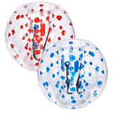 Ball Pits & Play Pens: VEVOR Inflatable Bumper Balls 2-Pack, 4FT/1.2M Body Sumo Zorb Balls for Teen & Adult, 0.8mm Thick PVC Human Hamster Bubble Balls for Outdoor Team Gaming Play, Bumper Bopper Toys for Garden, Yard, Park
