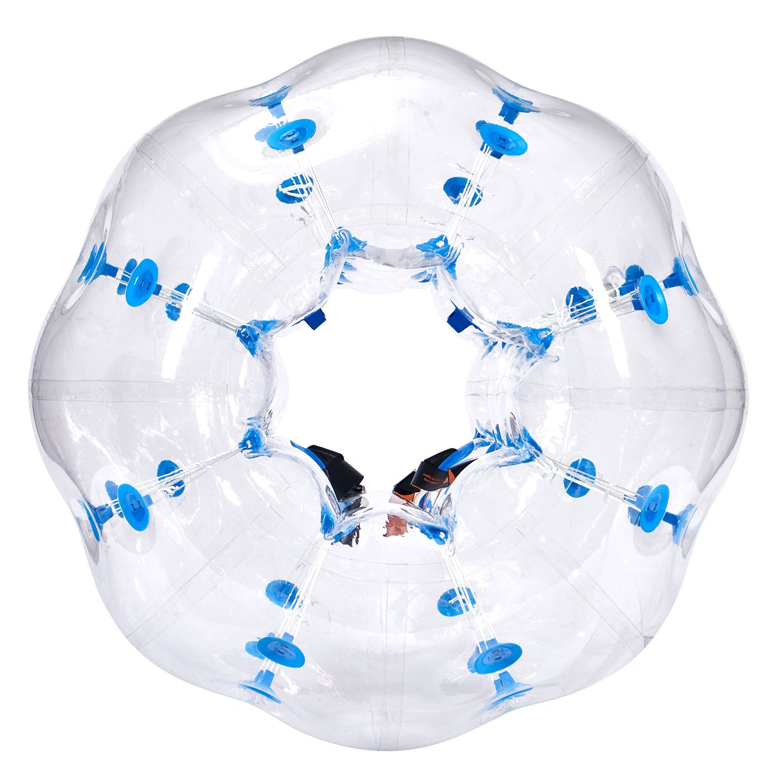 Dog Toys: VEVOR Inflatable Bumper Ball 1-Pack, 4FT/1.2M Body Sumo Zorb Balls for Teen & Adult, 0.8mm Thick PVC Human Hamster Bubble Balls for Outdoor Team Gaming Play, Bumper Bopper Toys for Garden, Yard, Park