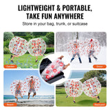 Dog Toys: VEVOR Inflatable Bumper Ball 1-Pack, 4FT/1.2M Body Sumo Zorb Balls for Teen & Adult, 0.8mm Thick PVC Human Hamster Bubble Balls for Outdoor Team Gaming Play, Bumper Bopper Toys for Garden, Yard, Park