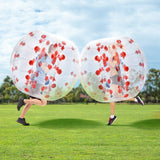 Dog Toys: VEVOR Inflatable Bumper Ball 1-Pack, 4FT/1.2M Body Sumo Zorb Balls for Teen & Adult, 0.8mm Thick PVC Human Hamster Bubble Balls for Outdoor Team Gaming Play, Bumper Bopper Toys for Garden, Yard, Park