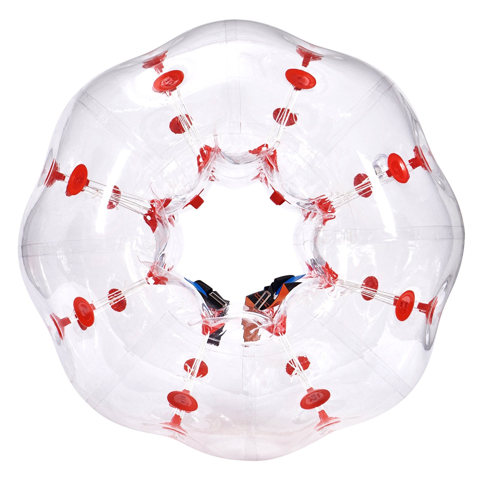 Dog Toys: VEVOR Inflatable Bumper Ball 1-Pack, 4FT/1.2M Body Sumo Zorb Balls for Teen & Adult, 0.8mm Thick PVC Human Hamster Bubble Balls for Outdoor Team Gaming Play, Bumper Bopper Toys for Garden, Yard, Park