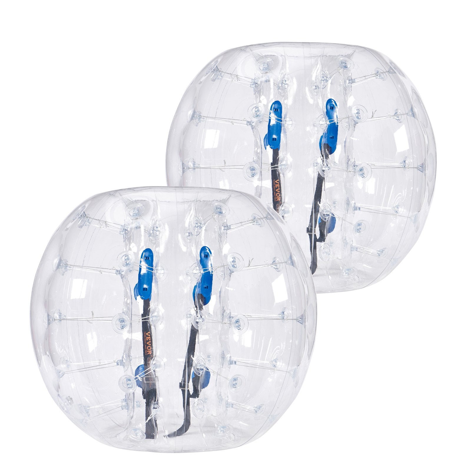 Ball Pits & Play Pens: VEVOR Inflatable Bumper Balls 2-Pack, 4FT/1.2M Body Sumo Zorb Balls for Teen & Adult, 0.8mm Thick PVC Human Hamster Bubble Balls for Outdoor Team Gaming Play, Bumper Bopper Toys for Garden, Yard, Park