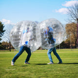Ball Pits & Play Pens: VEVOR Inflatable Bumper Balls 2-Pack, 4FT/1.2M Body Sumo Zorb Balls for Teen & Adult, 0.8mm Thick PVC Human Hamster Bubble Balls for Outdoor Team Gaming Play, Bumper Bopper Toys for Garden, Yard, Park