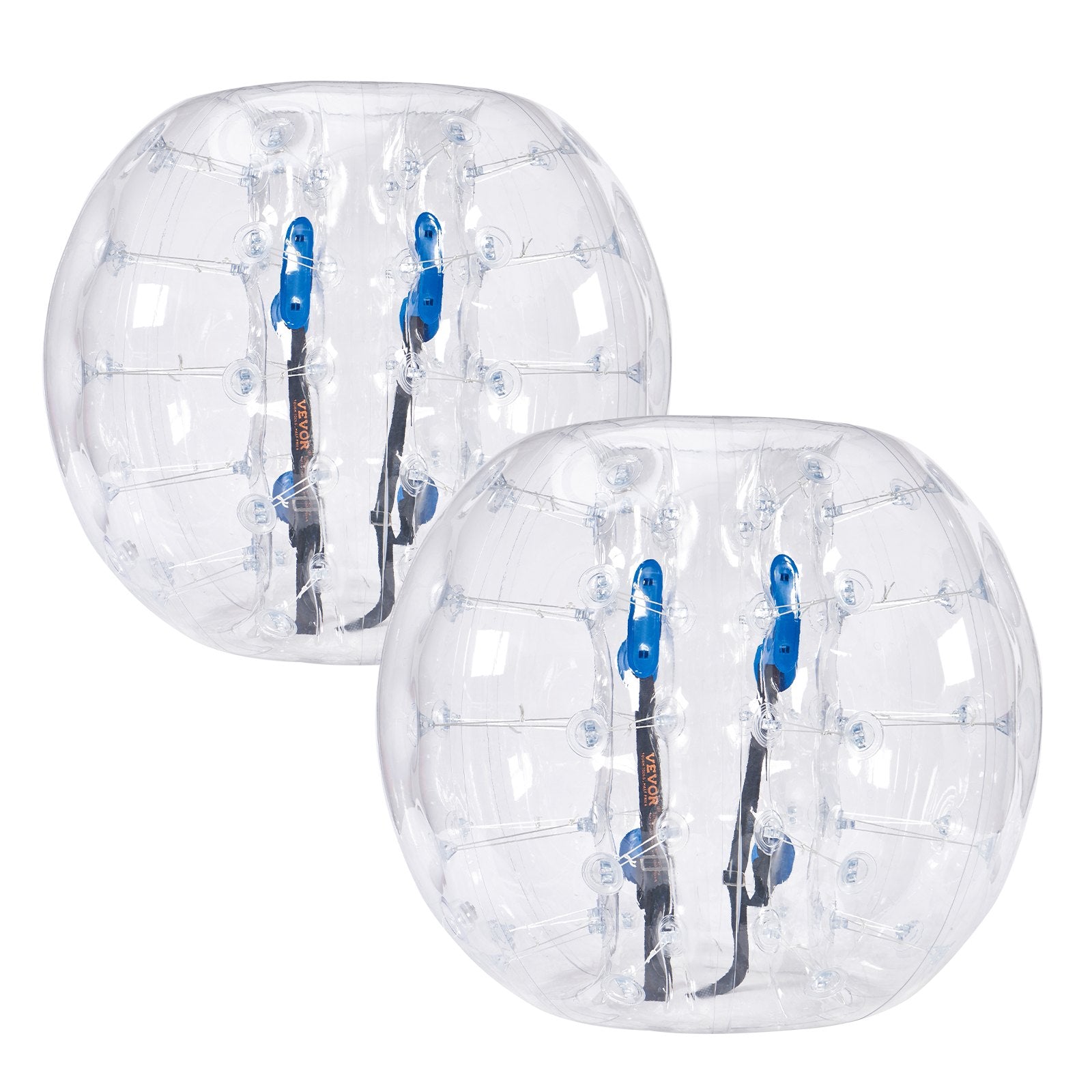 Ball Pits & Play Pens: VEVOR Inflatable Bumper Balls 2-Pack, 4FT/1.2M Body Sumo Zorb Balls for Teen & Adult, 0.8mm Thick PVC Human Hamster Bubble Balls for Outdoor Team Gaming Play, Bumper Bopper Toys for Garden, Yard, Park