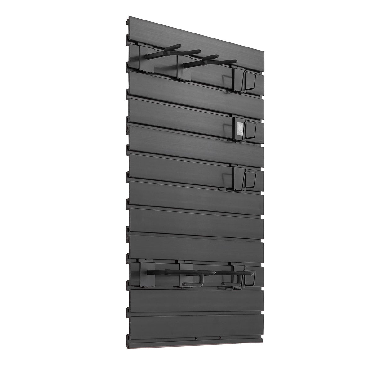 Gun Rack, Wall Mount, Tactical Rifle Shotgun Handgun Storage, Heavy-Duty PVC Panels & Steel Wall Racks, Securely Holds up to 2 Rifles & 4 Pistols, Modular Firearms Gun Gear Accessories Organizer