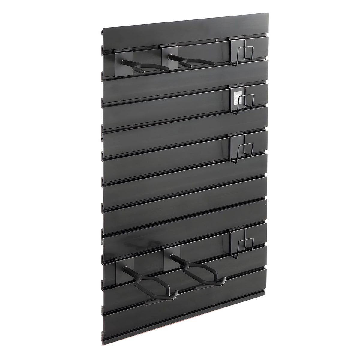 Gun Rack, Wall Mount, Tactical Rifle Shotgun Handgun Storage, Heavy-Duty PVC Panels & Steel Wall Racks, Securely Holds up to 2 Rifles & 4 Pistols, Modular Firearms Gun Gear Accessories Organizer