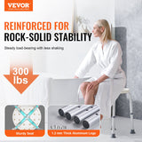 Cat Scratchers: VEVOR Shower Chair for Inside Shower, Adjustable Height Shower Stool, Non-Slip Bench Bathtub Seat Stool for Elderly Disabled Adults Handicap, 300 lbs Capacity
