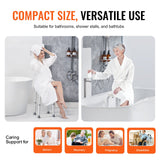 Cat Scratchers: VEVOR Shower Chair for Inside Shower, Adjustable Height Shower Stool, Non-Slip Bench Bathtub Seat Stool for Elderly Disabled Adults Handicap, 300 lbs Capacity