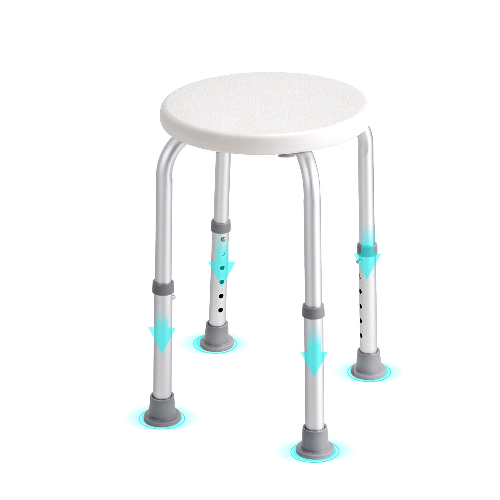 Cat Scratchers: VEVOR Shower Chair for Inside Shower, Adjustable Height Shower Stool, Non-Slip Bench Bathtub Seat Stool for Elderly Disabled Adults Handicap, 300 lbs Capacity