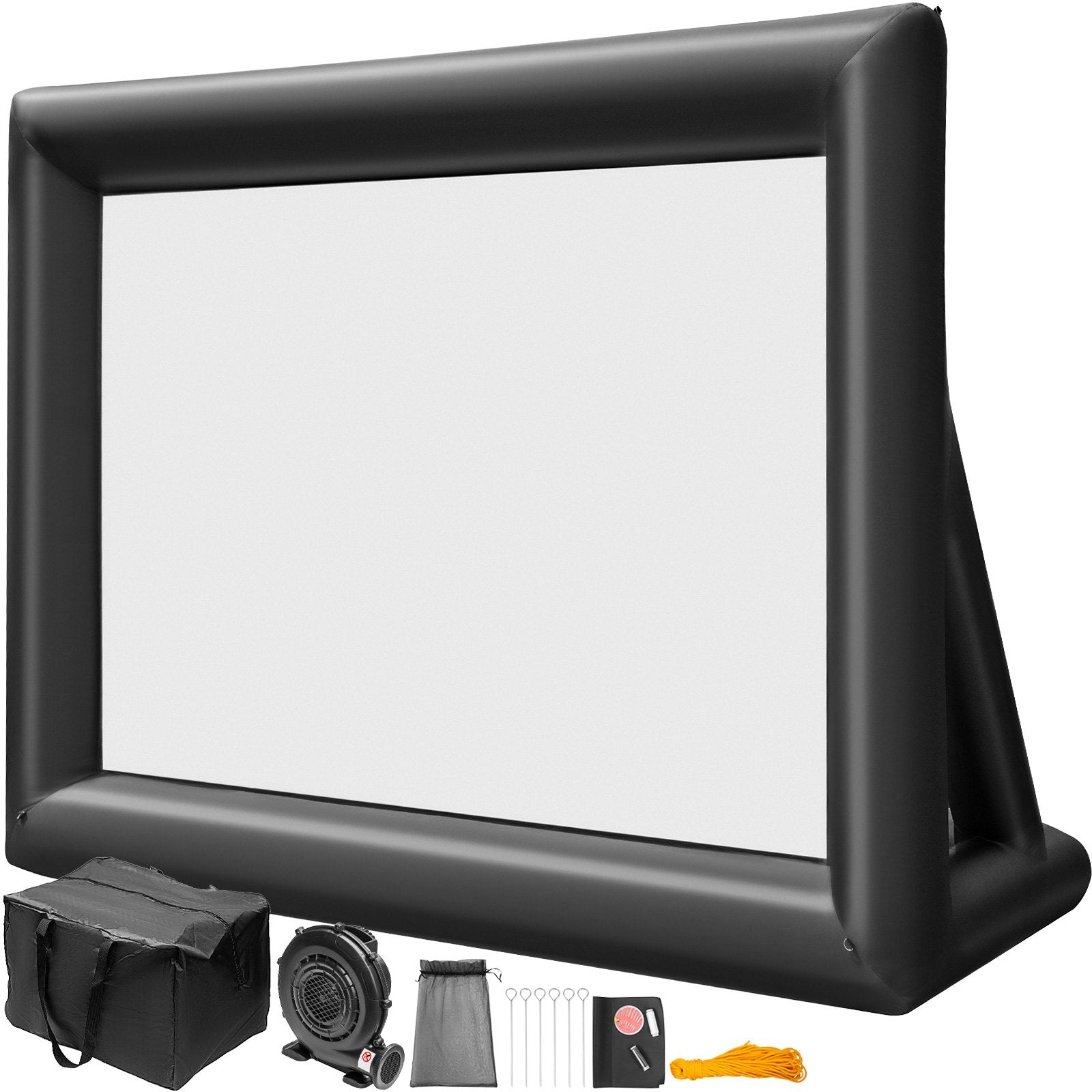 Screens & Stands: VEVOR 6x4m Inflatable Projector Screen Movie Screen Outdoor Theater w/Blower