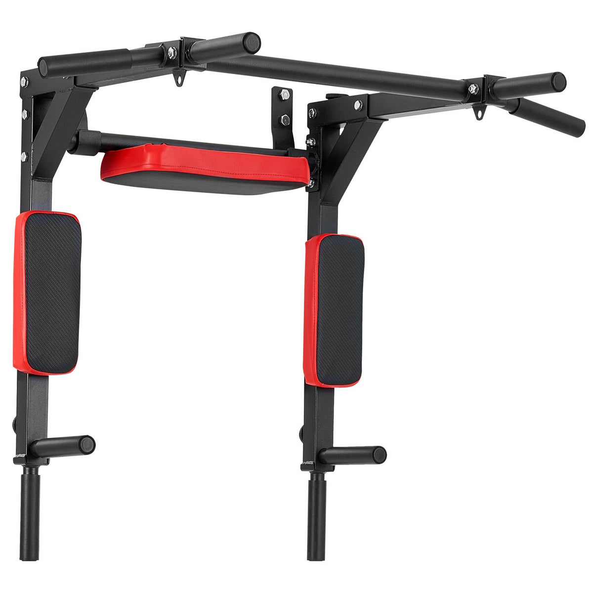 Multifunctional Pull Up Bar, Wall Mounted Chin Up Bar Dip Station for Home Gym, Heavy Duty Steel Upper Body Workout Pull Ups, Power Tower Set Training Equipment Fitness, 440 lbs Weight Capacity