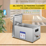 Jewellery Cleaners: VEVOR Digital Ultrasonic Cleaner 30L Ultrasonic Cleaning Machine 40kHz Sonic Cleaner Machine 316 & 304 Stainless Steel Ultrasonic Cleaner Machine with Heater & Timer for Cleaning Jewelry Glasses Watch