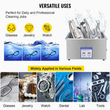 Jewellery Cleaners: VEVOR Digital Ultrasonic Cleaner 30L Ultrasonic Cleaning Machine 40kHz Sonic Cleaner Machine 316 & 304 Stainless Steel Ultrasonic Cleaner Machine with Heater & Timer for Cleaning Jewelry Glasses Watch
