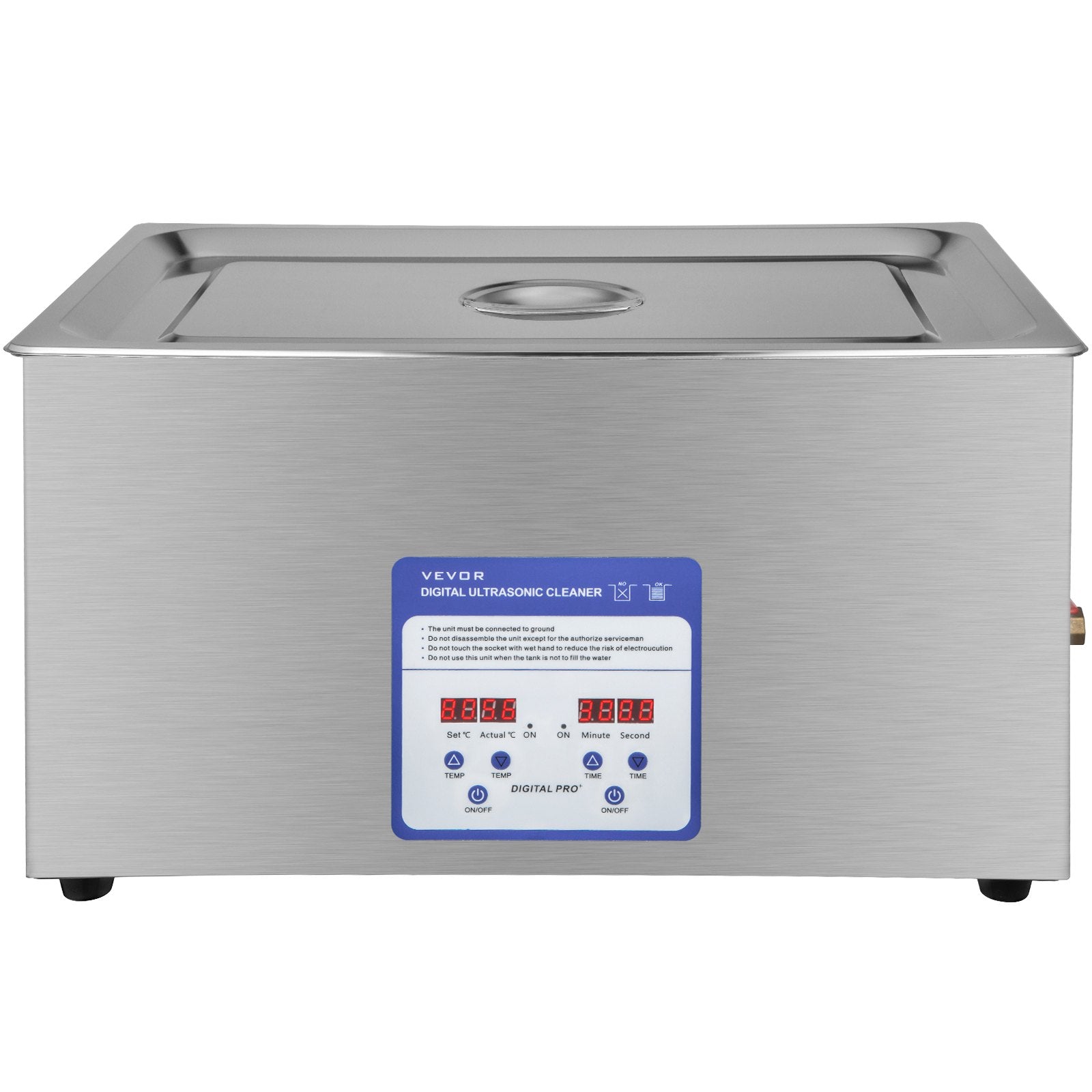 Digital Ultrasonic Cleaner 30L Ultrasonic Cleaning Machine 40kHz Sonic Cleaner Machine 316 & 304 Stainless Steel Ultrasonic Cleaner Machine with Heater & Timer for Cleaning Jewelry Glasses Watch