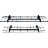 Wall Storage Racks: VEVOR Garage Storage Shelving, 2 Pack, 48 x 12 in Heavy Duty Garage Shelves Wall Mounted, 400 lbs Load Capacity(Total) Garage Storage Rack Floating Shelves, Suitable for Shop, Shed, Garage Storage