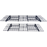 Wall Storage Racks: VEVOR Garage Storage Shelving, 2 Pack, 183 x 61 cm Heavy Duty Garage Shelves Wall Mounted, 454 kg Load Capacity(Total) Garage Storage Rack Floating Shelves, Suitable for Shop, Shed, Garage Storage