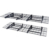 Wall Storage Racks: VEVOR Garage Storage Shelving, 2 Pack, 183 x 61 cm Heavy Duty Garage Shelves Wall Mounted, 454 kg Load Capacity(Total) Garage Storage Rack Floating Shelves, Suitable for Shop, Shed, Garage Storage