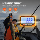 Musical Keyboards: VEVOR Digital Crane Scale, 660 lbs/300 kg, Industrial Heavy Duty Hanging Scale with Cast Aluminum Case & LCD Screen, Handheld Mini Crane with Hooks for Farm, Hunting, Fishing, Outdoor, Garage (Orange)