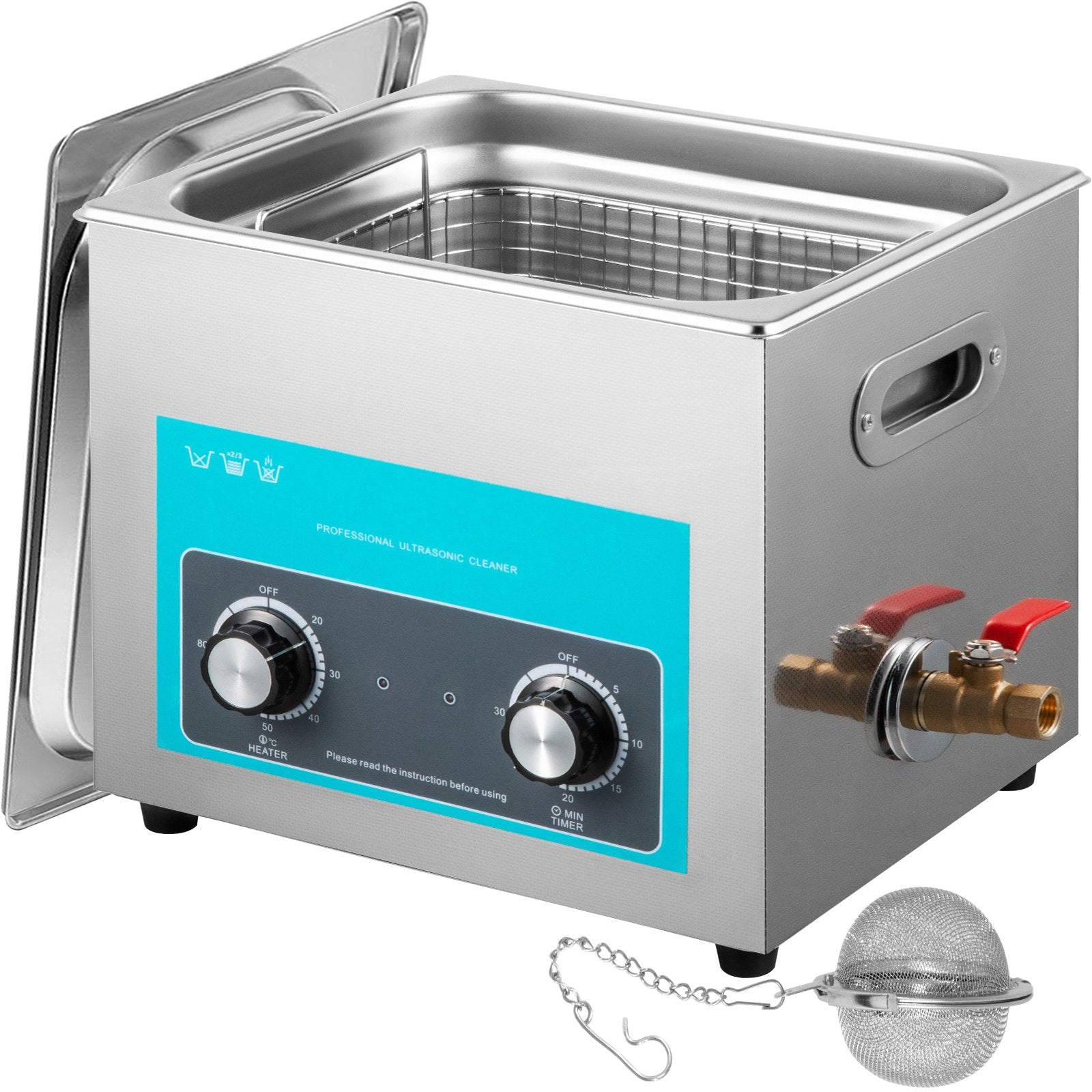 Audio Accessories: Vevor Ultrasonic Jewelry Cleaner with Heater Timer for Cleaning Eyeglass Rings Dentures Music Instruments