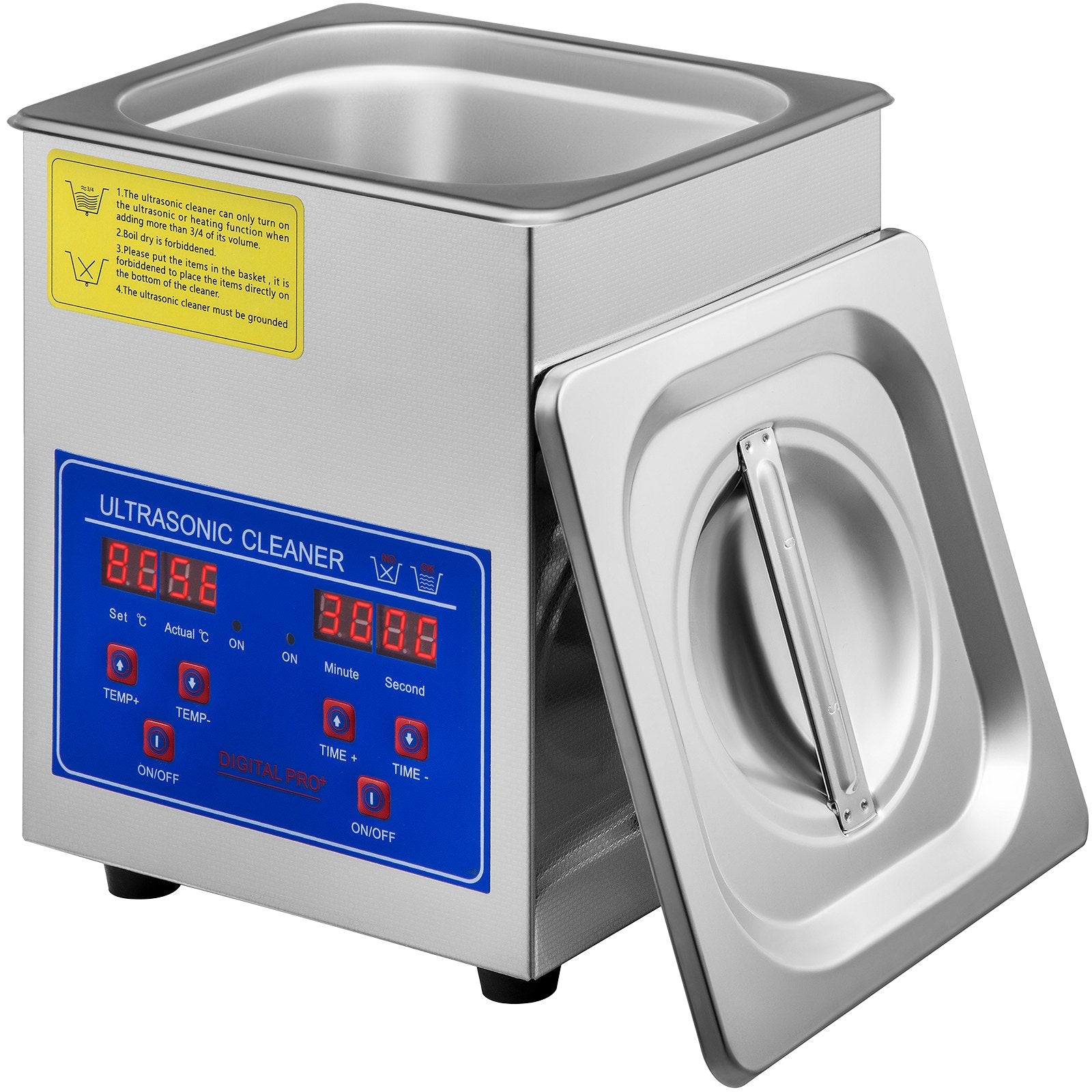 Jewellery Cleaners: Vevor Ultrasonic Cleaner 1.3 L Ultrasonic Parts Cleaner with Heater Timer,