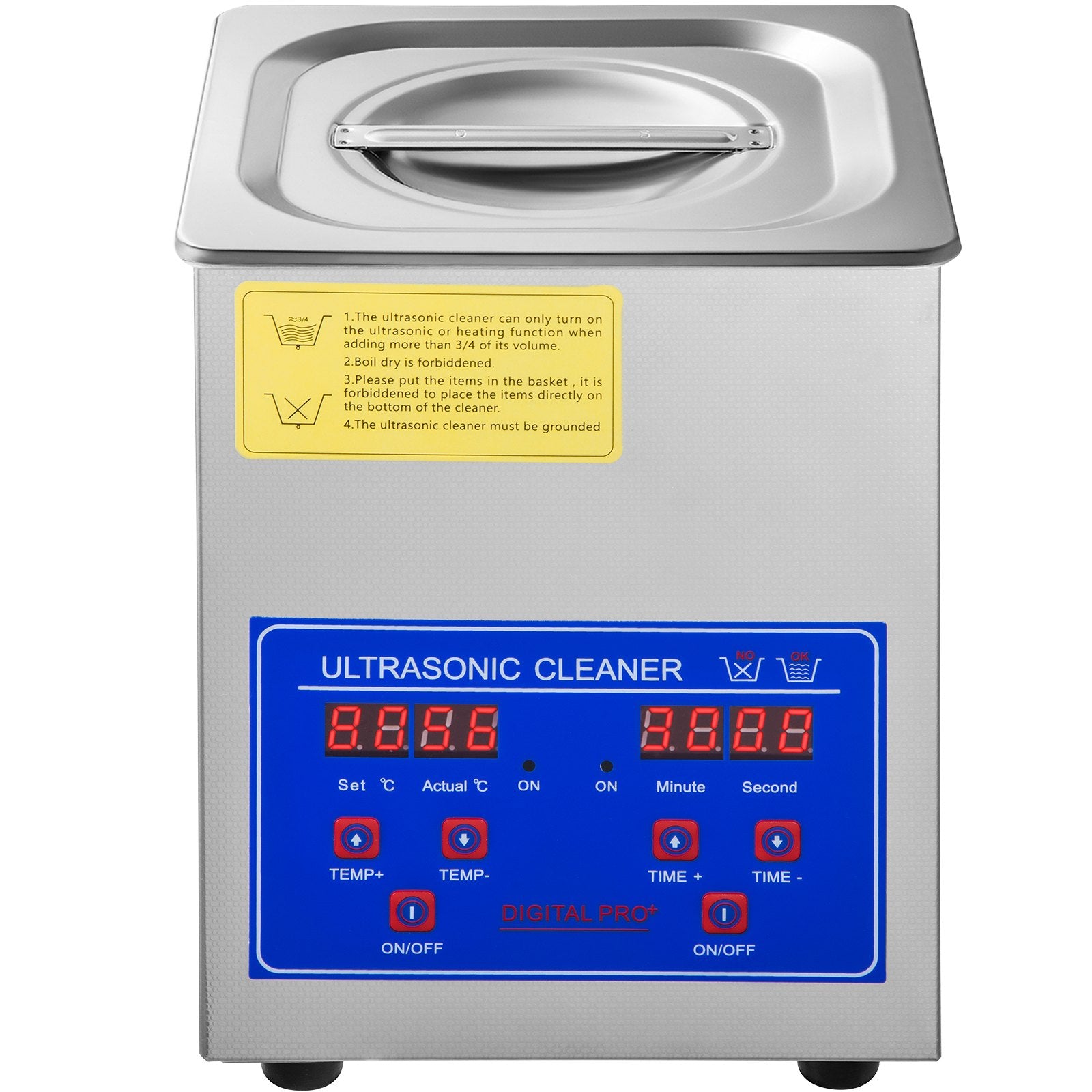 Jewellery Cleaners: Vevor Ultrasonic Cleaner 1.3 L Ultrasonic Parts Cleaner with Heater Timer,