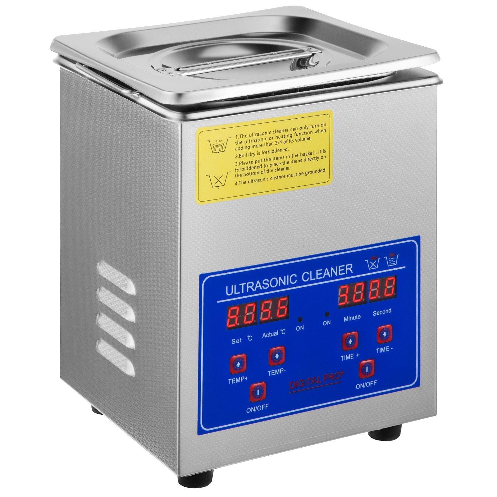 Jewellery Cleaners: Vevor Ultrasonic Cleaner 1.3 L Ultrasonic Parts Cleaner with Heater Timer,