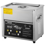 Jewellery Cleaners: VEVOR Digital Ultrasonic Cleaner 3L Ultrasonic Cleaning Machine 220V 50kHz Sonic Cleaner Machine 304 Stainless Steel Ultrasonic Cleaner Machine with Heater and Timer for Cleaning Jewelry Glasses Watch