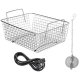Jewellery Cleaners: VEVOR Knob Ultrasonic Cleaner 3L 40kHz Ultrasonic Cleaning Machine Knob Control Sonic Cleaner 304 Stainless Steel Ultrasonic Cleaner Machine with Heater & Timer for Cleaning Jewelry Eyeglasses Watches