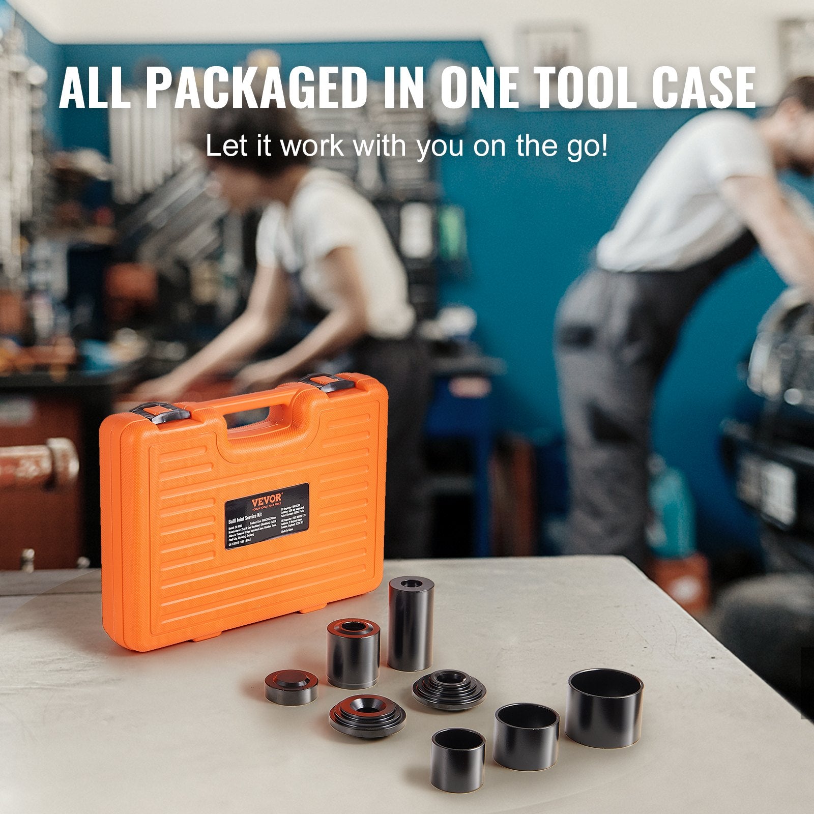 Basketball & Basketball Accessories: VEVOR Ball Joint Press Kit, 10 pcsTool Kit, C-press Ball joint Remove and Install Tools, for Most 2WD and 4WD Cars, Heavy Duty Ball Joint Repair Kit for Automotive Repairing