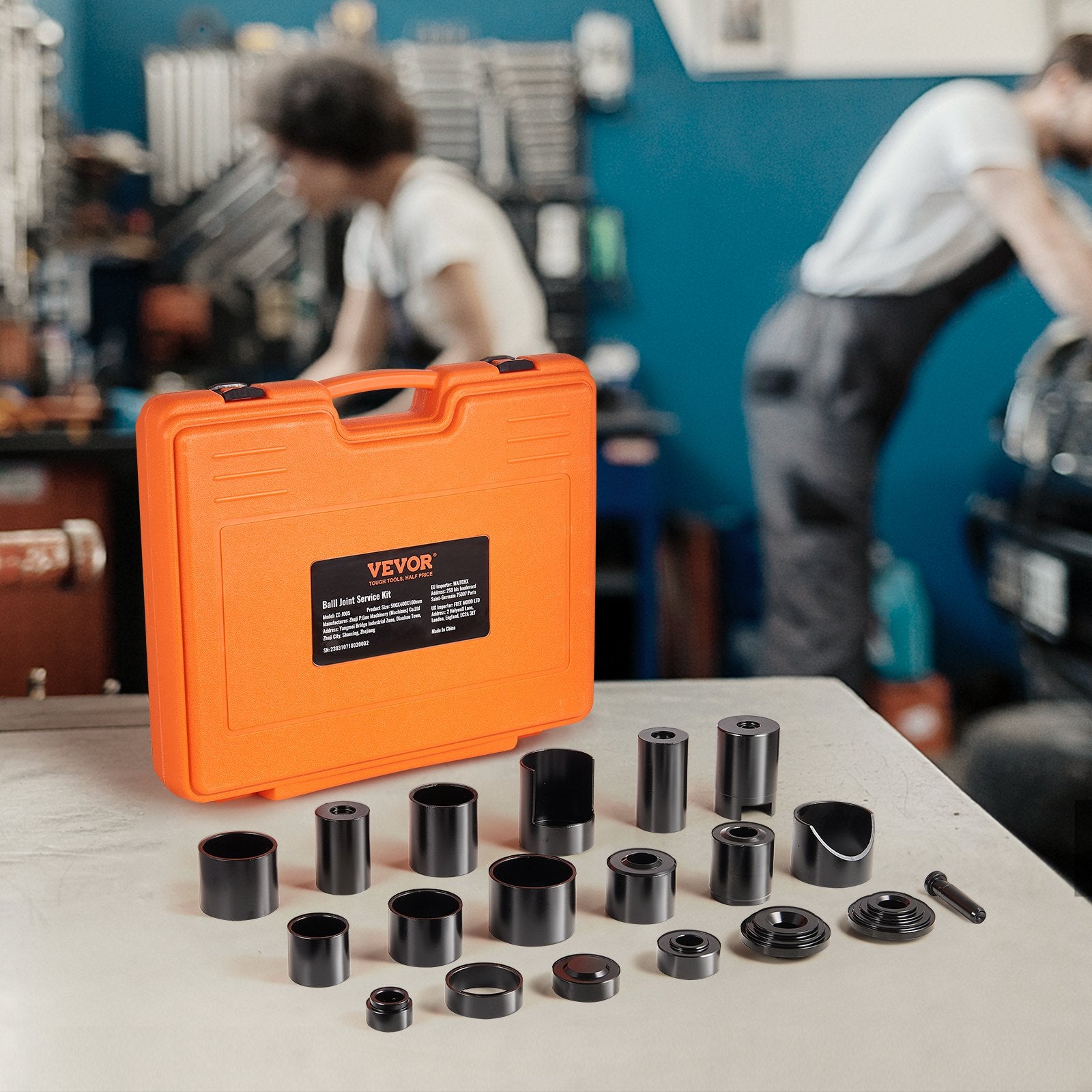 Hand Tools: VEVOR Ball Joint Press Kit, 21 pcs Tool Kit, C-press Ball joint Remove and Install Tools, for Most 2WD and 4WD Cars, Heavy Duty Ball Joint Repair Kit for Automotive Repairing
