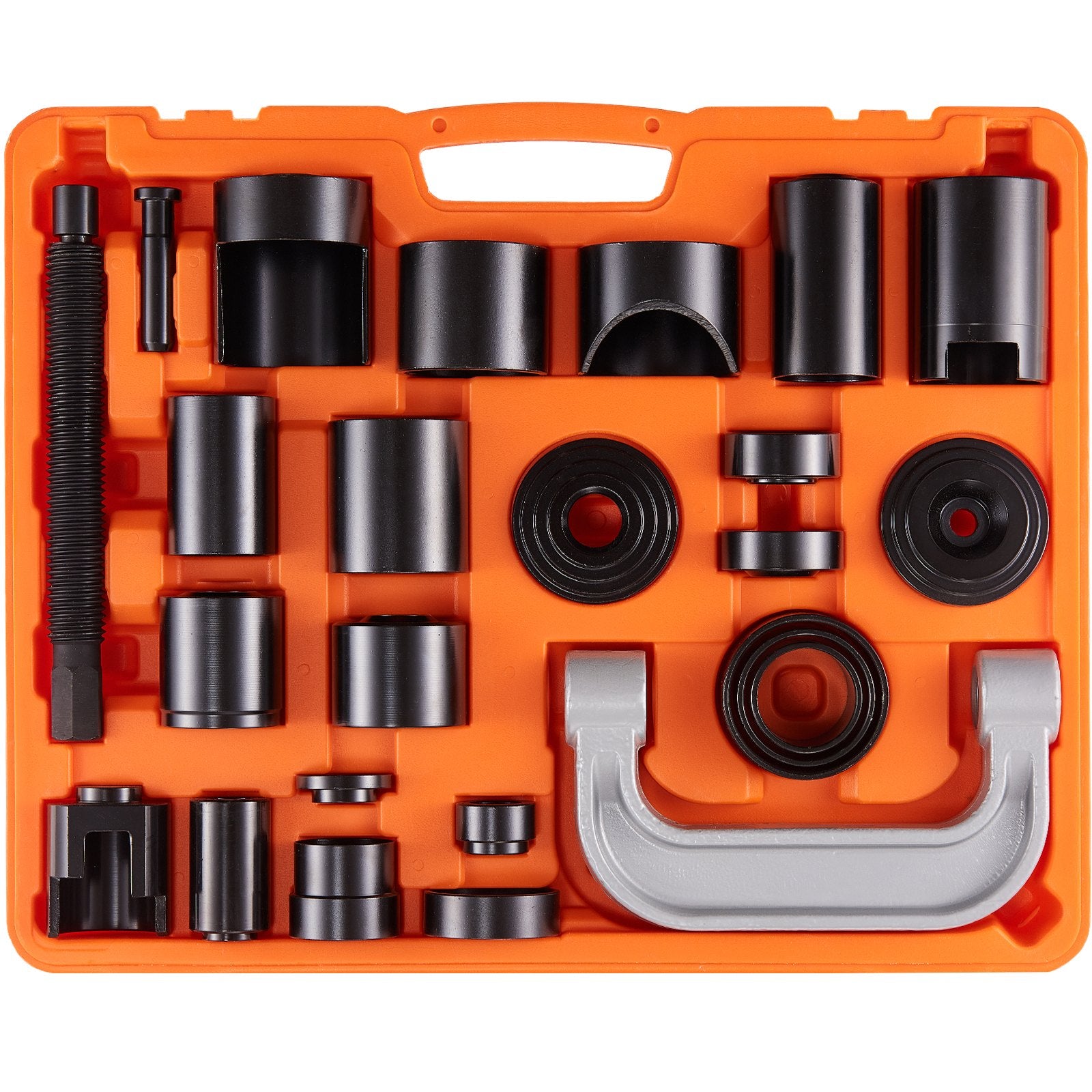 Lifts & Hoists: VEVOR Ball Joint Press Kit, 25 pcsTool Kit, C-press Ball joint Remove and Install Tools, for Most 2WD and 4WD Cars, Heavy Duty Ball Joint Repair Kit for Automotive Repairing