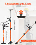 Audio Accessories: VEVOR Cabinet Jack Support Pole, 2-Pack, 54-155 cm Steel Telescopic Quick Support Rod, Adjustable 3rd Hand System up to 70 kg Capacity for Installing Cabinets, Lifting Drywall, Cargo Bars