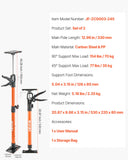 Audio Accessories: VEVOR Cabinet Jack Support Pole, 2-Pack, 54-155 cm Steel Telescopic Quick Support Rod, Adjustable 3rd Hand System up to 70 kg Capacity for Installing Cabinets, Lifting Drywall, Cargo Bars