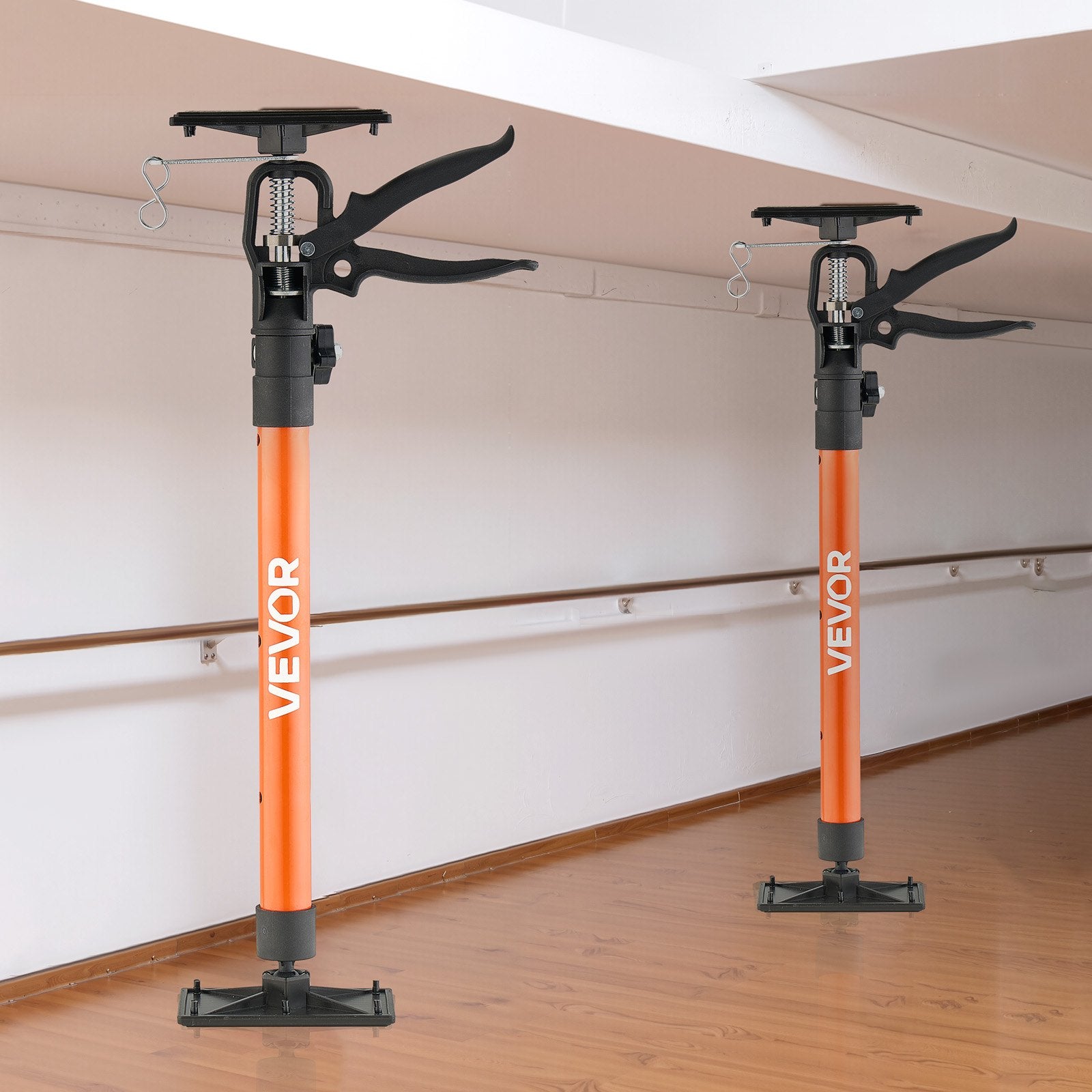Audio Accessories: VEVOR Cabinet Jack Support Pole, 2-Pack, 54-155 cm Steel Telescopic Quick Support Rod, Adjustable 3rd Hand System up to 70 kg Capacity for Installing Cabinets, Lifting Drywall, Cargo Bars
