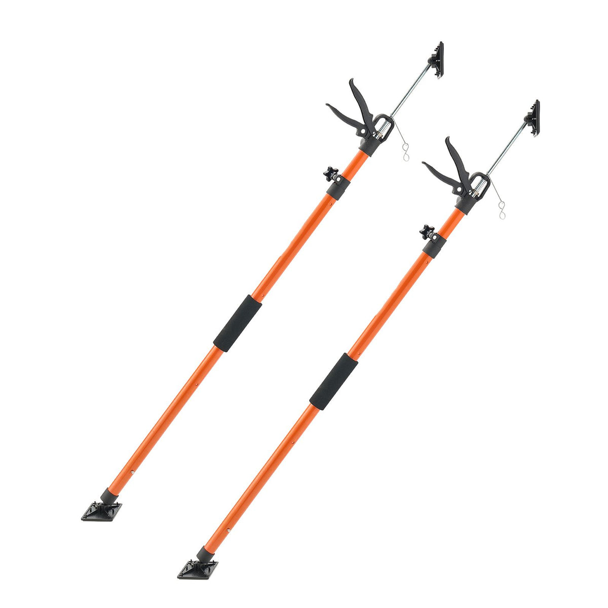Cabinet Jack Support Pole, 2-Pack, 116-290 cm Steel Telescopic Quick Support Rod, Adjustable 3rd Hand System up to 70 kg Capacity for Installing Cabinets, Lifting Drywall, Cargo Bars