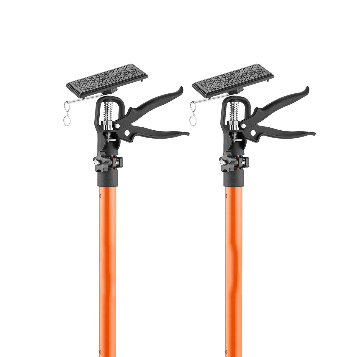 Cabinet Jack Support Pole, 2-Pack, 116-290 cm Steel Telescopic Quick Support Rod, Adjustable 3rd Hand System up to 70 kg Capacity for Installing Cabinets, Lifting Drywall, Cargo Bars