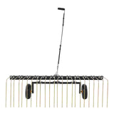Spreaders & Wheelbarrows: VEVOR Tow Behind Dethatcher, 1.5m Tow Dethatcher with 24 Steel Tines, Lawn Dethatcher Rake for ATV or Mower, Tow Behind Lawn Rake with Lift Handle for Leaves, Pine Needles, and Grass