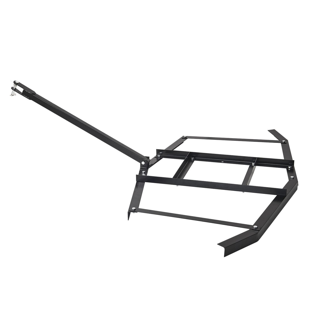 Drag Harrow, 66" Width Tow Behind Drag Harrow, Q235 Steel Driveway Grader with Adjustable Bars & Pin Hitch, Support up to 50 lbs, Tractor Driveway Harrow for ATVs, UTVs, Garden Lawn Tractors
