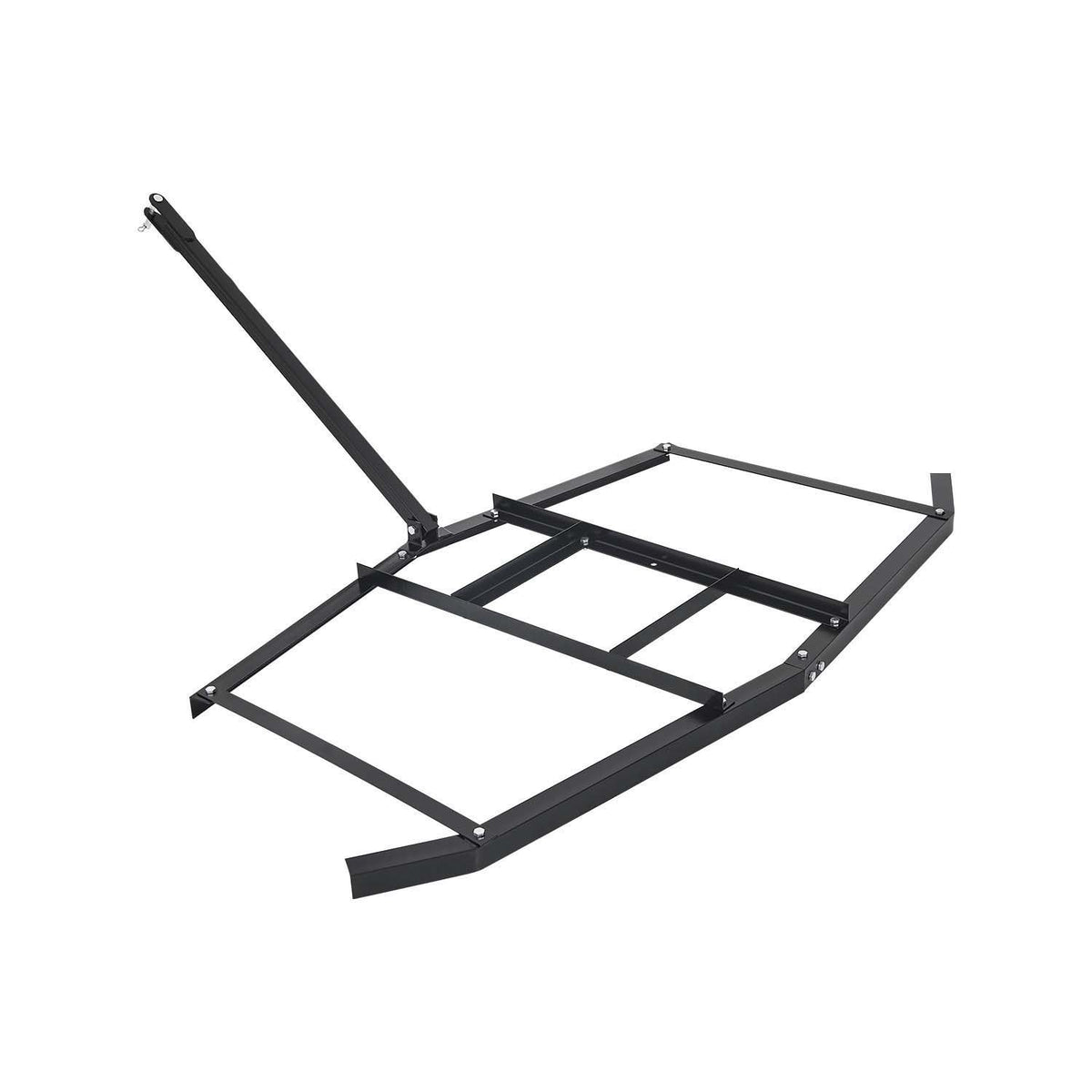 Drag Harrow, 74" Width Tow Behind Drag Harrow, Q235 Steel Driveway Grader with Adjustable Bars & Pin Hitch, Support up to 50 lbs, Tractor Driveway Harrow for ATVs, UTVs, Garden Lawn Tractors
