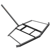 Lawn Rollers: VEVOR Driveway Drag, 76.57" Width Tow Behind Drag Harrow, Q235 Steel Driveway Grader with Adjustable Bars, Support up to 50 lbs, Driveway Tractor Harrow for ATVs, UTVs, Garden Lawn Tractors