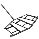 Lawn Rollers: VEVOR Driveway Drag, 84" Width Tow Behind Drag Harrow, Q235 Steel Driveway Grader with Adjustable Bars, Support up to 50 lbs, Driveway Tractor Harrow for ATVs, UTVs, Garden Lawn Tractors