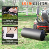 Traffic Control & Parking Tools: VEVOR Tow Behind Lawn Roller, 400lbs Sand/Water Filled Yard Roller, LLDPE Drum and Steel Frame Sod Roller with Easy-turn Plug, Tow Behind a Tractor or ATV for Lawn, Garden, Farm, Park, Black
