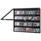 Saw Accessories: VEVOR 36 Graded Sports Card Display Case, 775 x 617 x 55 mm, Baseball Card Display Frame with 98% UV Protection Clear View PC Glass, Lockable Wall Cabinet for Football Basketball Hockey Trading Card